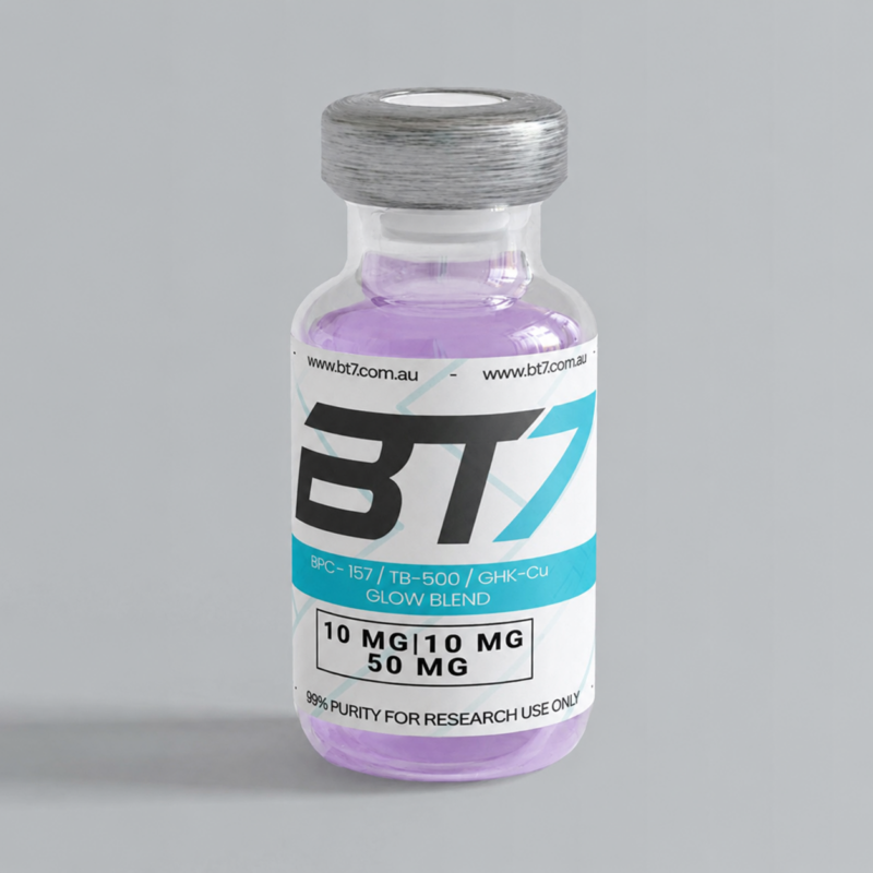 GLOW blend - 70 mg (GHK-Cu 50 mg / TB-500 10 mg / BPC-157 10 mg)