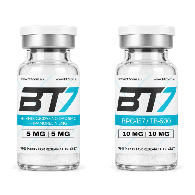 CJC + Ipamorelin Blend 5mg / 5mg | BPC - 157 + TB-500 Blend 10mg / 10mg Bundle product photo